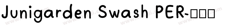 Junigarden Swash PER字体转换 Junigarden Swash PER字体转换